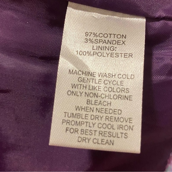 Calvin Klein Purple Multi Coloured Skirt - Picture 9 of 11